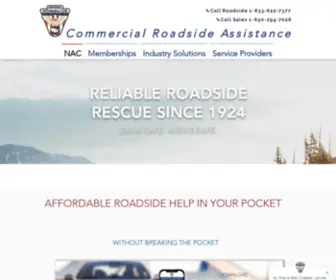 Nacroadservice.com(Commercial Roadside Assitance) Screenshot