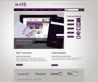 Nact.com(NACT Solutions) Screenshot