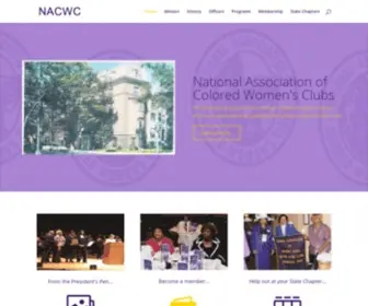 Nacwc.org(Lifting as we climb) Screenshot