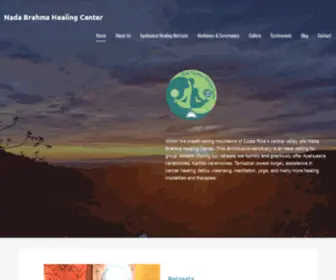 Nadabrahmahealingcenter.com(Ayahuasca Healing Center) Screenshot