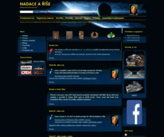 Nadacearise.com(Nadace a říše) Screenshot