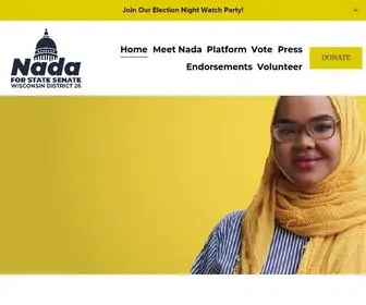 Nadaforwisconsin.com(Nada for Wisconsin) Screenshot