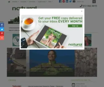 Nadallas.com(Natural Awakenings Dallas) Screenshot