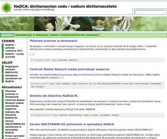 Nadca.pl(Dichlorooctan sodu) Screenshot