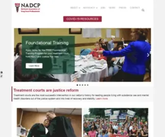 Nadcp.org(Treatment courts are justice reform) Screenshot