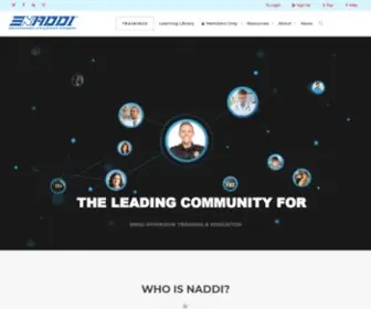 Naddi.org(National Association of Drug Diversion Investigators) Screenshot