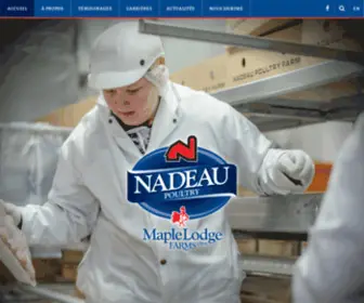 Nadeaupoultry.com(Nadeau Poultry) Screenshot