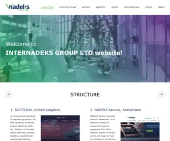 Nadeksgroup.com(Internadeks) Screenshot