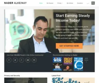 Naderalkeinay.com(A Simple Entrepreneurs) Screenshot