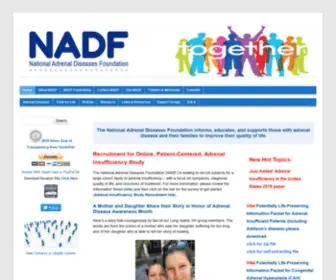 Nadf.us(National Adrenal Diseases Foundation) Screenshot
