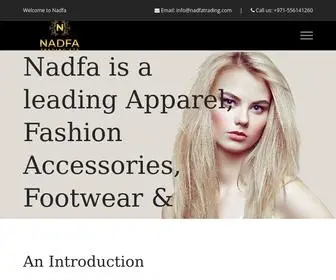 Nadfatrading.com(Apparel, Fashion Accessories, Footwear & Home Decor) Screenshot