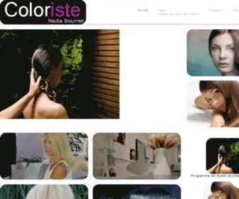 Nadia-Bournet.com(Nadia Bournet Coloriste) Screenshot
