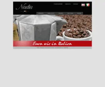 Nadia.de(Italienische Lebensmittel Nadia) Screenshot