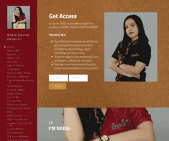 Nadiadevitaoktarini.com(Unlock Your Potential) Screenshot