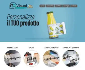 Nadiapremiazioni.it(NP VISUAL Abbigliamento promozionale e da lavoro) Screenshot