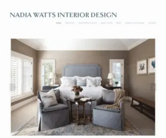 Nadiawatts.com(NADIA WATTS INTERIOR DESIGN) Screenshot