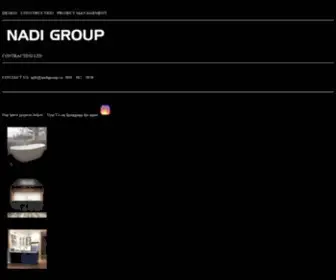 Nadigroup.ca(NADI Group Contracting) Screenshot