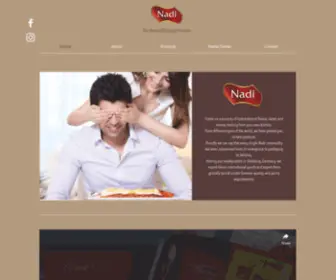 Nadiholding.com(Nadi Food) Screenshot