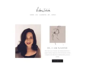 Nadinebatista.de(Nadine Batista // Illustration & minimal art by Nadine Batista) Screenshot