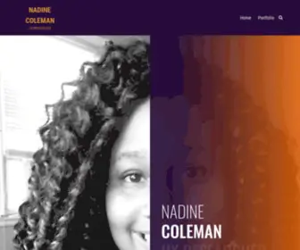 Nadinecoleman.com(UX Researcher) Screenshot