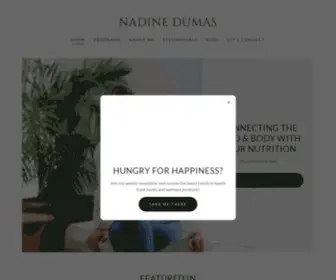 Nadinedumas.com(Nadine Dumas) Screenshot