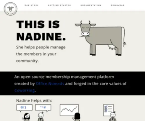 Nadineproject.org(The nadine project) Screenshot