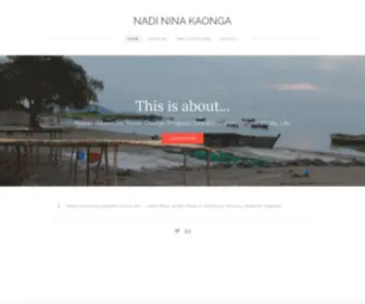 Nadinina.com(Nadi Nina Kaonga) Screenshot