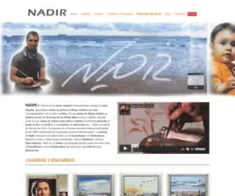 Nadir-ART.com(Arte contemporáneo y clases de pintura en León) Screenshot