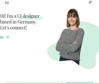 Nadja-Niesner.com(Interface designer with a passion for user experience) Screenshot
