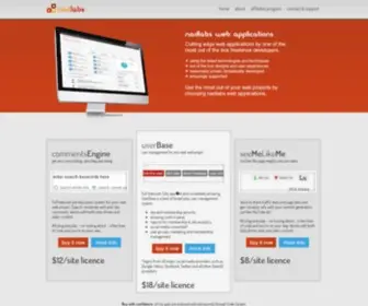 Nadlabs.co.uk(Awesome PHP & jQuery Web Applications) Screenshot