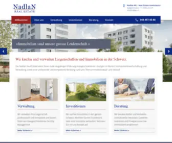 Nadlan.ch(Nadlan AG Real Estate) Screenshot