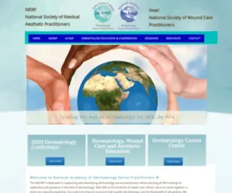 Nadnp.net(Leading the way in dermatology for NPs?by NPs) Screenshot