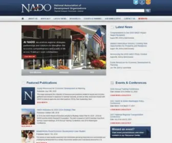 Nado.org(National Association of Development Organizations) Screenshot