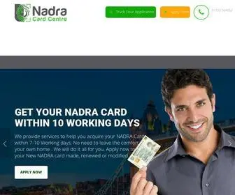 Nadracardcentre.co.uk(Nadra Card UK) Screenshot