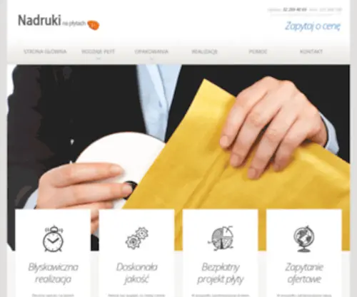 Nadrukinaplytach.pl(Nadruk na płytach) Screenshot