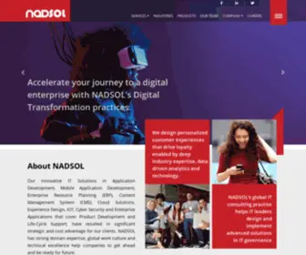 Nadsol.com(IT Services) Screenshot