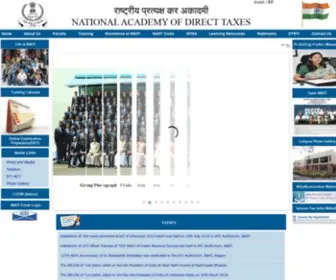 Nadt.gov.in(National Academy of Direct Taxes) Screenshot