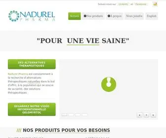 Nadurelpharma.ca(NADUREL PHARMA) Screenshot