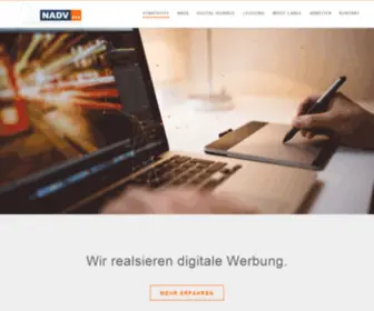 Nadv.com(NADV Werbeagentur Markkleeberg) Screenshot