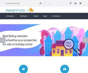 Nadyvo.com(Where to list housing for holiday rental or for sale) Screenshot