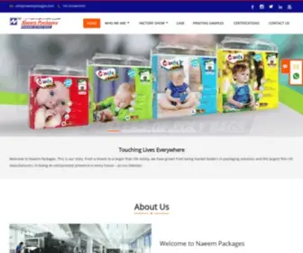 Naeempackages.com(Naeem Packages Pvt Ltd) Screenshot