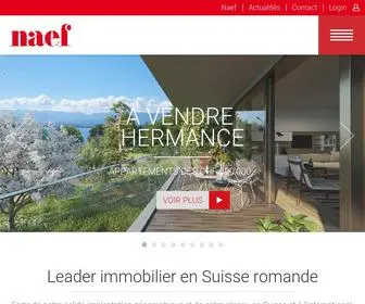 Naef.ch(Naef Immobilier) Screenshot