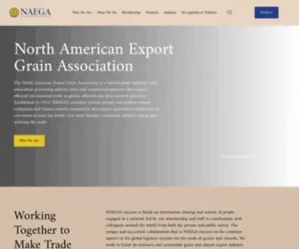 Naega.org(North American Export Grain Association) Screenshot