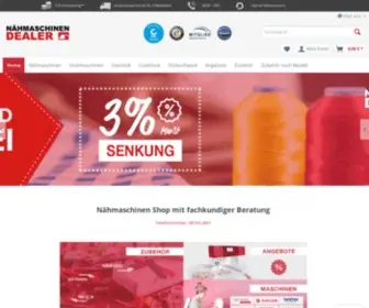 Naehmaschinen-Dealer.de Screenshot