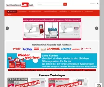 Naehmaschinen-Welt.de(Nähmaschinen) Screenshot