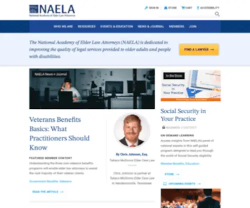 Naela.org(Discover how the national academy of elder law attorneys (naela)) Screenshot