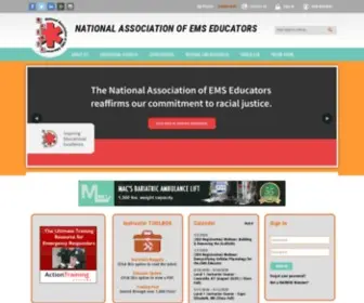 Naemse.org(The National Association of EMS Educators) Screenshot