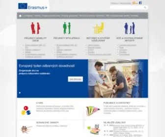 Naerasmusplus.cz(Erasmus) Screenshot