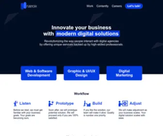 Naeroix.io(Innovative digital agency) Screenshot