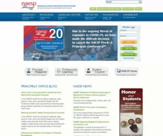 Naesp.org(National Association of Elementary School Principals) Screenshot